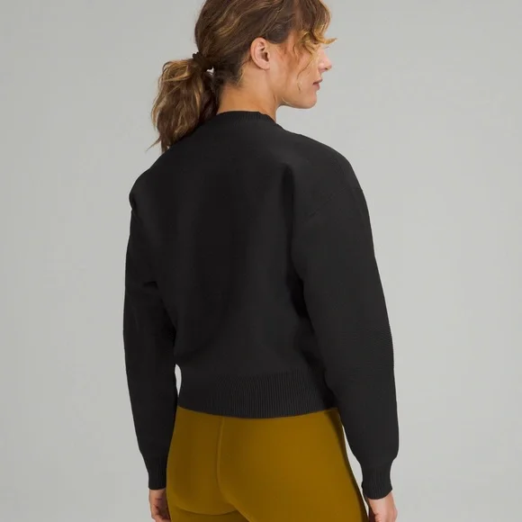 Lululemon AllAround Crewneck Sweater Black - Picture 3 of 8